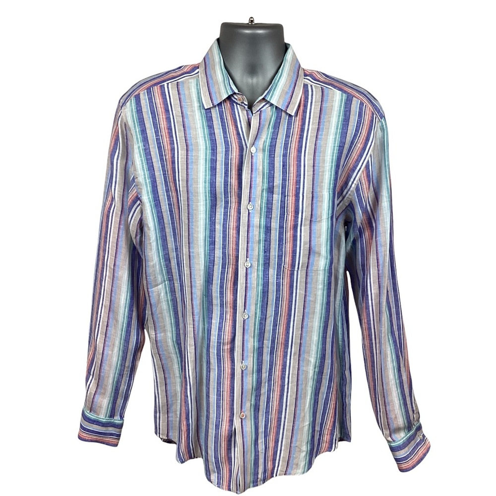 J McLaughlin Linen Button-Down Shirt